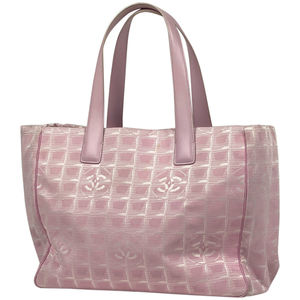 Chanel New Travel Line Tote MM Shoulder Bag Pink